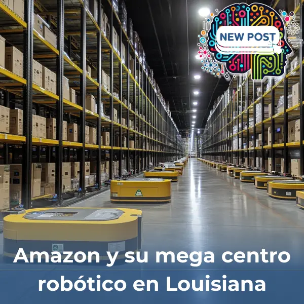 Amazon revoluciona la logística con su mega centro robótico en Louisiana: jamás visto antes en la industria